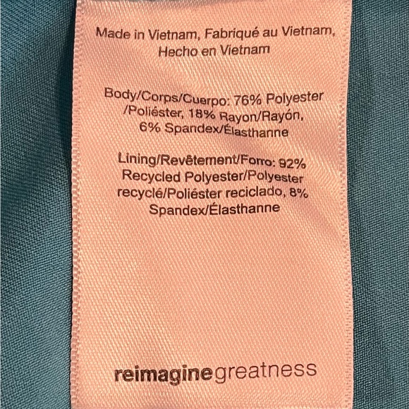 Jaanuu • Savi Tuck-In Stand Collar Aqua Scrub Top - L - Picture 9 of 9